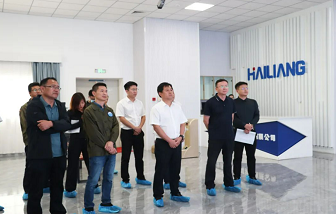 Delegation Led by Deputy Director of Gansu Provincial Development and Reform Commission, Qu Zizhou, Conducts Research Visit to Hailiang New Energy Materials